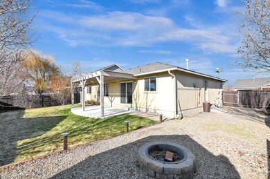 Backyard, RV Parking and Firepit Area