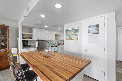 Beautiful island.  Door is to pantry