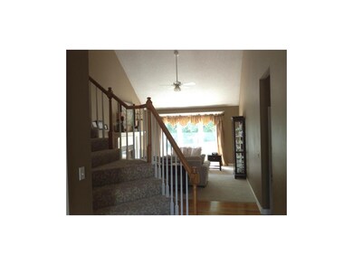 view from entry... upgraded stair carpet
