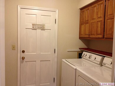 Laundry is ideally located between Kitchen and Gar