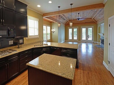 The kitchen and hearthroom are large and open--jus