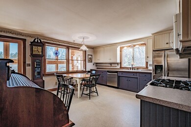 Large open and sun filled kitchen