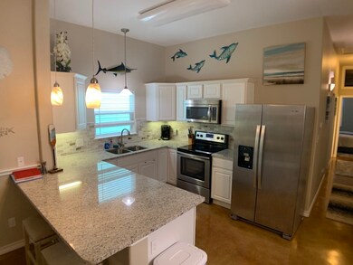 Granite counters and stainless appliances!