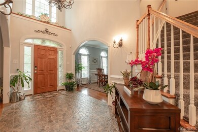 Two story large open foyer