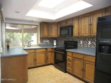 Kitchen with recessed light]
