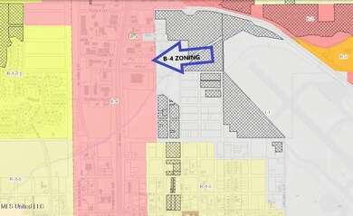 Evans Street Commercial Lot Zoning Map