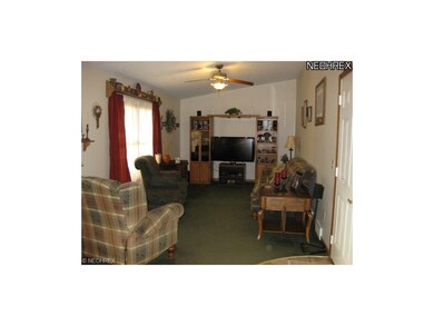 Here is a view of the family room, with plush carp