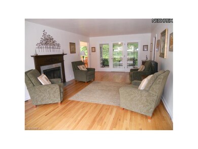 Living Room with Gorgeous Refinished Hardwood Floo