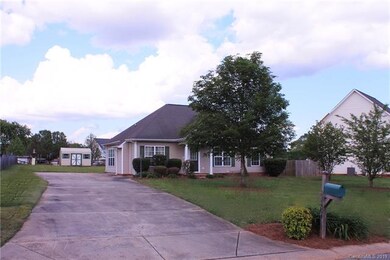 LONG driveway with plenty of parking!