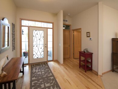 Large open foyer, hardwood floors throughout main 