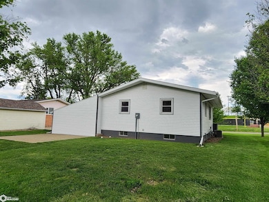 Rear of property
