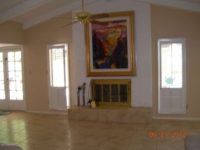 Fireplace in Family room