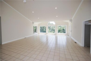 Dining room is large enough for a sitting room