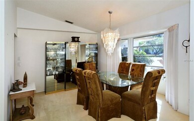 Formal Dining Room with Large Bay Window just off 
