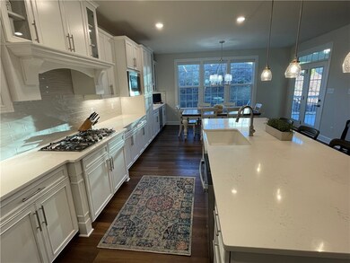 Beautiful spacious kitchen with clean lines and to