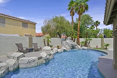 View of pool featuring a fenced backyard