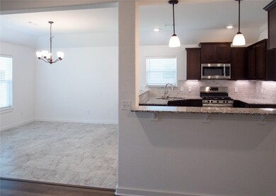 Stock photo, home will look similar.