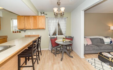 Dining and living room