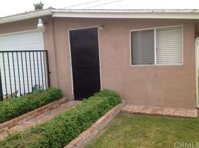 Additional room attached to double garage.