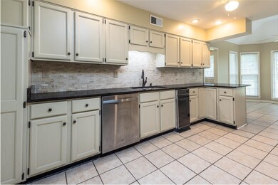 Aluminum Sink, SS dishwasher, stone backsplash, new faucets