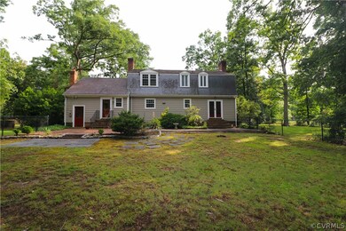 Rear view of home
