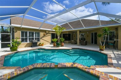 Beautiful heated pool and spa.