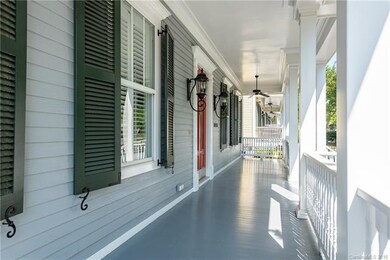 Welcoming Rocking Chair Front Porch with ceiling f