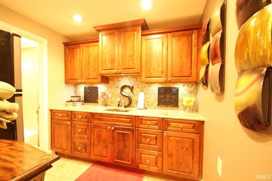 Wonderful cabinetry. really highlights the rest of