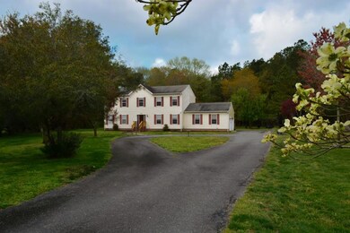 Paved circle drive