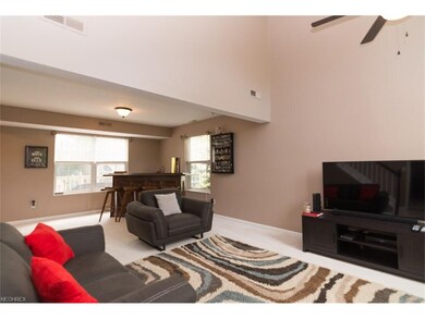 The living areas throughout this home are spacious