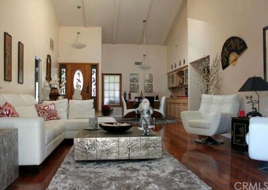 The view from the double doors to the front entry 