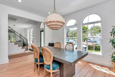 Large dining room with great natural light!