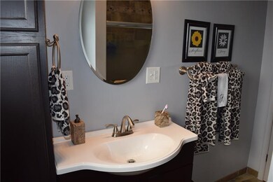 Another view of the main floor bathroom with plent