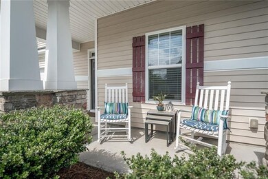 Quiet, rocking chair front porch.