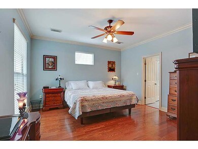 Master Bedroom. Master Bedroom has wood Floors, Hi