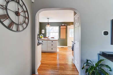 Hall into kitchen