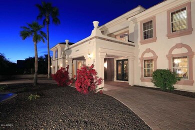 Evening Port-Cochere