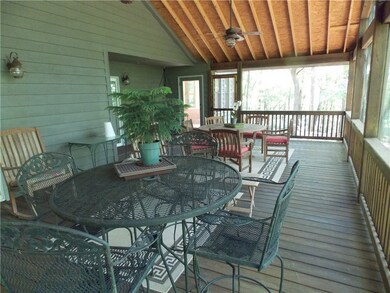 Screened deck