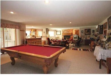 Basement family room with plenty of room to entert