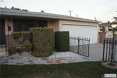 Garage and Walkway to front door