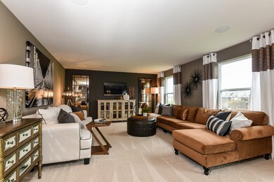 Model home pictured- features and options will var