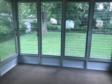 Enclosed sunroom