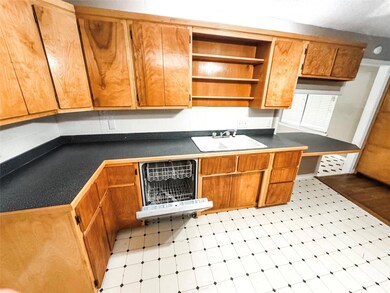 Kitchen with dishwasher and sink