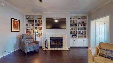 Den with Fireplace