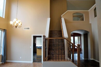 Straight on View of Beautiful Staircase