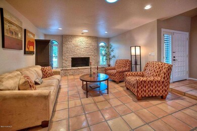LIVING ROOM WITH FIREPLACE