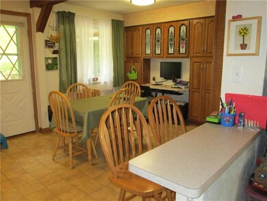 Breakfast bar and computer work station with addit