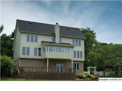 Full view of the back of the house