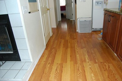Laminate wood floor