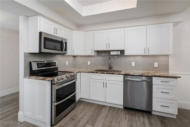 Kitchen featuring sink, stainless steel appliances